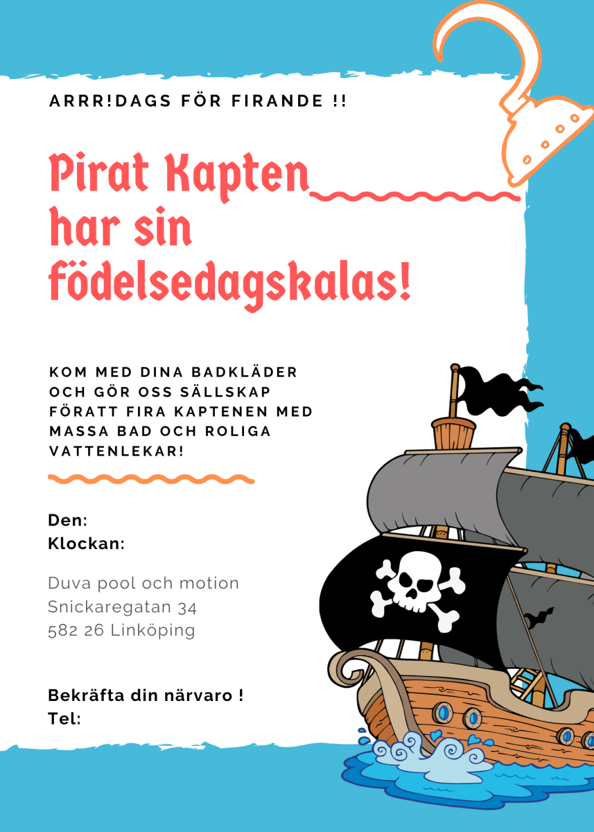 Inbjudan Pirat